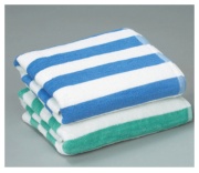 Khăn hồ bơi sọc trắng xanh, khăn đi biển cao cấp, chuẩn 5 sao